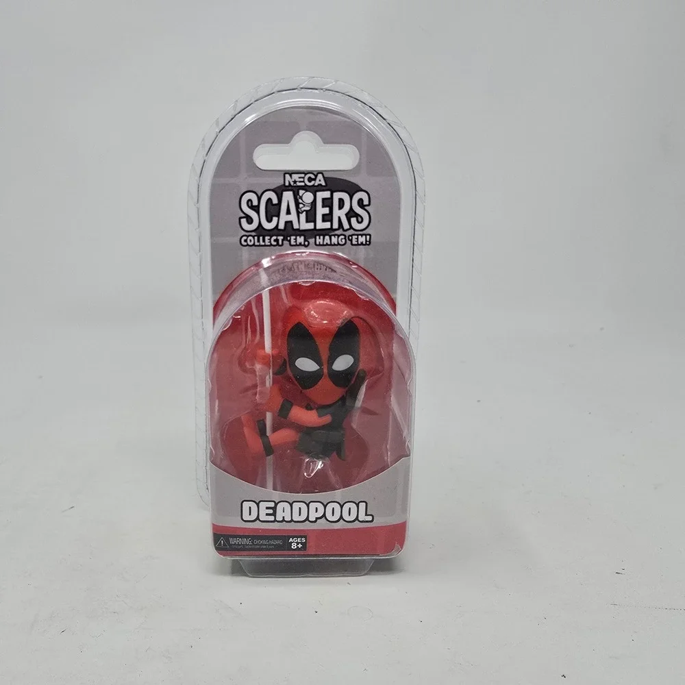NECA Scalers Deadpool Marvel Mini 2 Inch Collectible Cable Figure Red Black